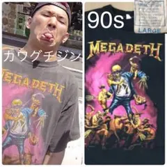 MEGADETH メガデス 1992年製ヴィンテージ 悪魔 鬼 ラトルヘッド