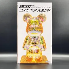 ☆【新品】ベアブリック風 カラフルLED コスモ ベア スタンド 【USB給電】