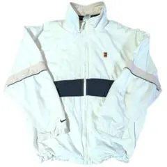 90s NIKE COURT ナイキ コート ジップアップジャケット XXL 白