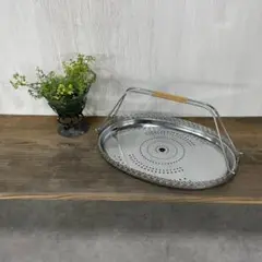 ヴィンテージ シルバー トレイ トレー オードブルプレート レトロ