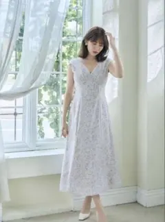 2026年最新】lace trimmed floral dress mauveの人気アイテム - メルカリ