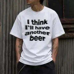 モーションTシャツ XL ビール モザイク 文字 黒 山田蓮 - メルカリ