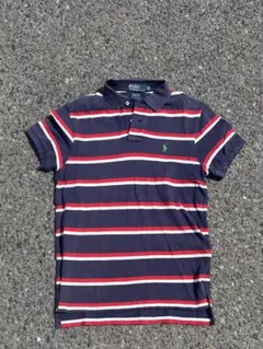 POLO RALPH LAUREN ボーダーポロシャツ ミシガンカラー M - メルカリ