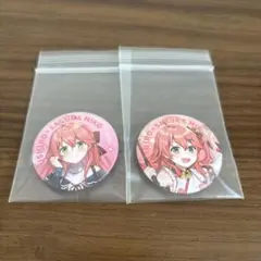 スシロー×さくらみこ コラボ　缶バッジ 2個セット