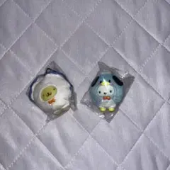 サンリオ　シークレットキーホルダー みずのいきもの　ポムポムプリン、ポチャッコ