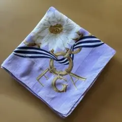Elegance Paris ハンカチ 花柄 チェーン柄　58センチ