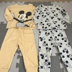 新品未使用　H&M ミッキーマウス ベビーパジャマ 70cm2組セット