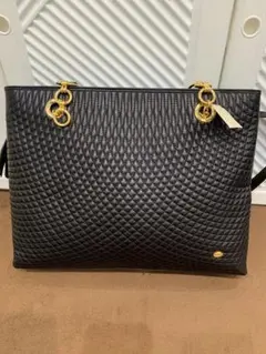 【タグ付】 BALLY バリー キルティング チェーンショルダー トート 黒