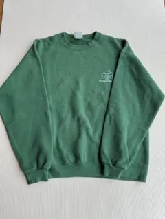 Lee USA古着◯Irish 胸刺繍スウェットトレーナー グリーン M