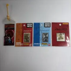 エヴァンゲリオン　デコメタシート　3枚 ストラップ1個　セット