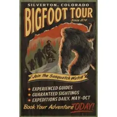 新品 ブリキ看板 BIGFOOT TOUR ビッグフット コロラド レトロ