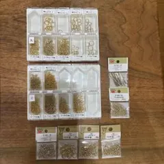丸カン Cカン アクセサリーパーツ まとめ売り ゴールド