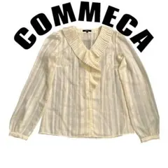 COMME CA ISM アイボリー 長袖シャツ L