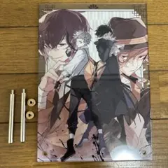 文豪ストレイドッグス アクリルパネル 原作絵 太宰治 中原中也 芥川龍之介