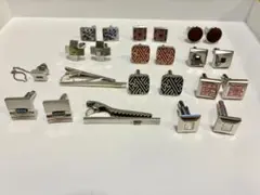 メンズ カフス ネクタイピン タイタック シルバー まとめ売り中古