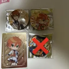 すとぷり ジェル 缶バッジ2個 カードセット