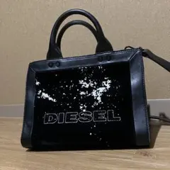 DIESEL ブラック ショルダーバッグ