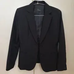 レディース　ブラック テーラードジャケット 7号