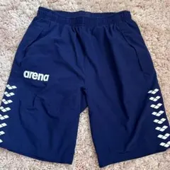 arena ハーフパンツ　ネイビー