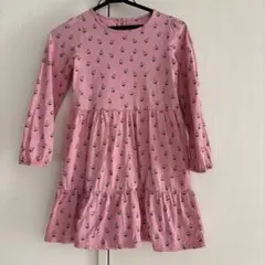 JOHN LEWIS 花柄 長袖ワンピース 8号128 cm