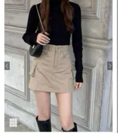 GRL 中町綾 インパン付きミリタリーミニスカート【gm652】