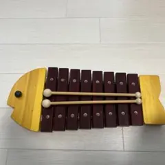 魚型 シロフォン 木琴 マレット2本付き