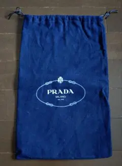 PRADA　シューズ 巾着袋 ネイビーのサムネイル