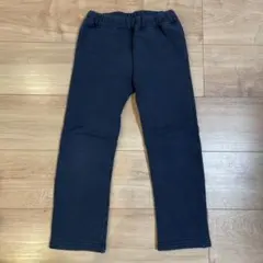 裏起毛パンツ スリムフィット　ブリーズ　キッズ 120 ネイビー