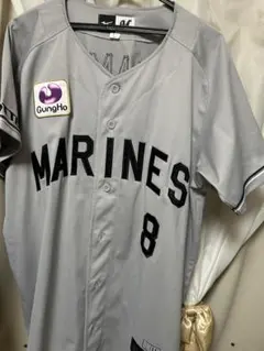 千葉ロッテマリーンズ 中村奨吾 背番号8 CLM オフィシャルユニフォーム