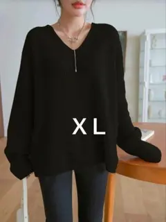 SHEIN　DAZY　オーバーニット　黒