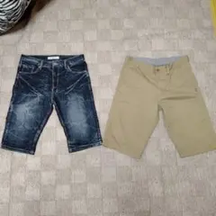 メンズ　ハーフパンツ　2点セット