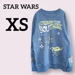 STAR WARS【XS】スウェット ブルー トレーナー プリント