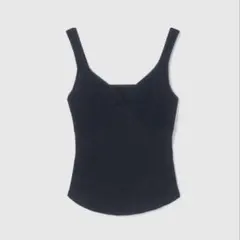 シールームリン ランダムRIBメッシュカップキャミソール ブラック Sのサムネイル