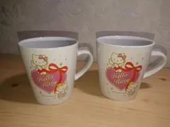 ハローキティ30周年マグカップ ペアセット