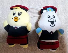 んぽちゃむ&きみまろ　スシロー　ぬいぐるみ ストラップ付き