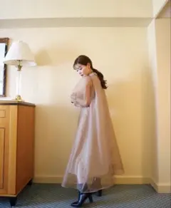【新品未使用】Acka オケージョンドレス ワンピース　size1 結婚式におすすめオケージョンドレス✨ LOOK1 大人ブラウン