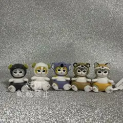 mofusandインテリアミニフィギュア　コンプリート　　5種セット