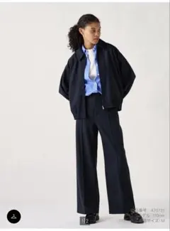 ブラッシュドジャージーワイドパンツ ワイドパンツ