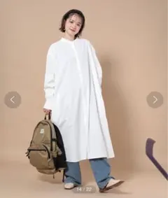 Freaks store シャツワンピース