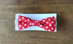 赤 水玉模様 蝶ネクタイ リボン フォーマル 子供用 キッズ