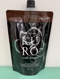 バランローズKURO クリームシャンプー ダークブラウン 400g - メルカリ