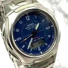 CASIO 전파 태양 상태좋음 손목시계 맨즈 WVA-430J 아나데지