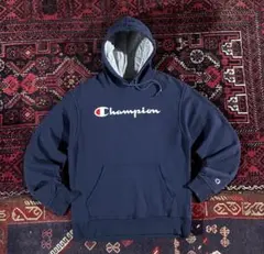 champion チャンピオン プルオーバー パーカー ネイビー M