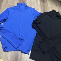 GU ソフトリブタートルネックT セット