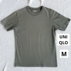 UNIQLO U クルーネックTシャツ 半袖 カーキ Mサイズのサムネイル