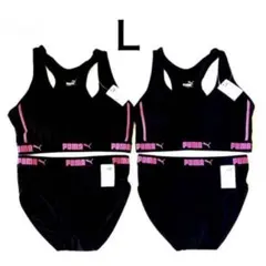 ❤︎プーマ❤︎スポーツブラ❤︎ショーツ❤︎セットアップ❤︎黒/黒❤︎新品❤︎２セット❤︎Ｌ❤︎
