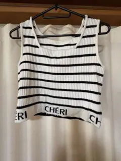 GRL ストライプ タンクトップ Lサイズ