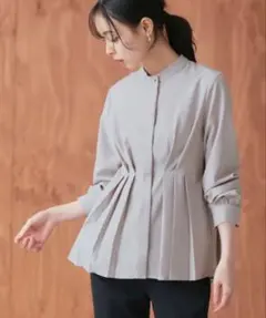 RUIRUE BOUTIQUE｜ルイルエブティック 長袖 ブラウス グレージュのサムネイル
