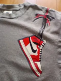 80s当時物 NIKE 肩掛けジョーダン Tシャツ 紺タグ ヴィンテージ レア