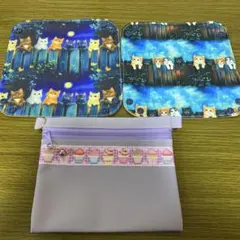 激安♡5点目100円♡新品♡ハンドメイド♡インテリアトレイ＆サコッシュ